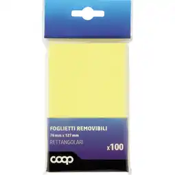 Coop FOGLIETTI REMOVIBILI, CUBI E BLOCCHI COOP offerta