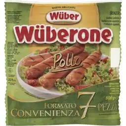 Coop WÜRSTEL DI POLLO WÜBER offerta