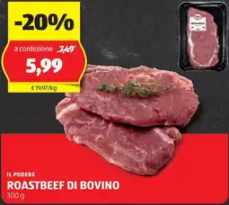 ALDI Il podere roastbeef di bovino offerta