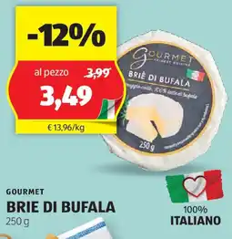ALDI Gourmet brie di bufala offerta