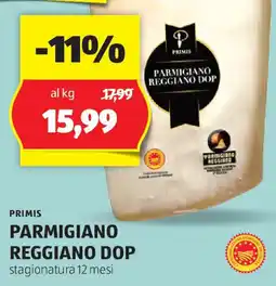 ALDI Primis parmigiano reggiano dop offerta