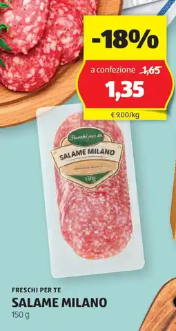 ALDI Freschi per te salame milano offerta