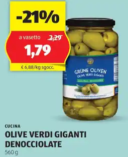 ALDI Cucina olive verdi giganti denocciolate offerta