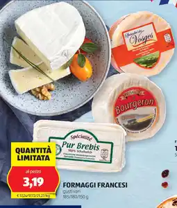 ALDI SPECIALITE Formaggi francesi offerta