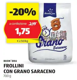 ALDI BUON'ORA Frollini con grano saraceno offerta