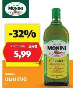 ALDI MONINI Olio evo offerta