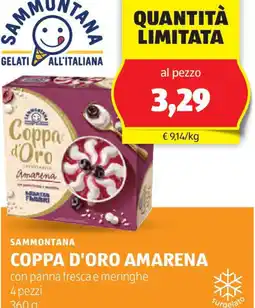ALDI SAMMONTANA Coppa d'oro amarena offerta