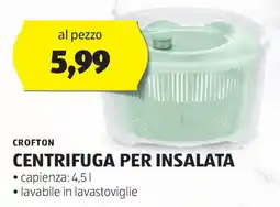 ALDI CROFTON Centrifuga per insalata offerta