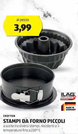 ALDI CROFTON Stampi da forno piccoli offerta