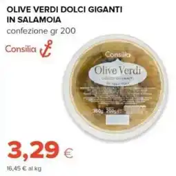 Tigre Consilia olive verdi dolci giganti in salamoia offerta