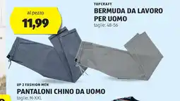 ALDI UP 2 FASHION MEN Pantaloni chino da uomo offerta
