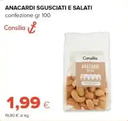 Tigre Consilia anacardi sgusciati e salati offerta