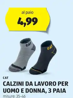 ALDI CAT Calzini da lavoro per uomo e donna offerta