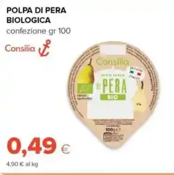 Tigre Consilia polpa di pera biologica offerta