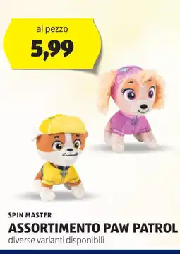 ALDI SPIN MASTER Assortimento paw patrol offerta