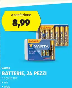 ALDI VARTA Batterie offerta