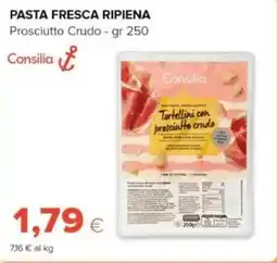 Tigre Consilia pasta fresca ripiena prosciutto crudo offerta