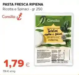 Tigre Consilia pasta fresca ripiena ricotta e spinaci offerta