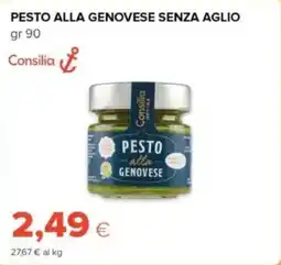 Tigre Consilia pesto alla genovese senza aglio offerta