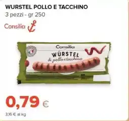 Tigre Consilia wurstel pollo e tacchino offerta