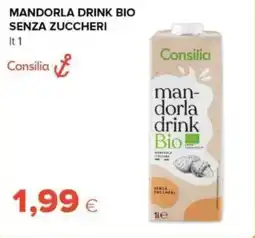 Tigre Consilia mandorla drink bio senza zuccheri offerta