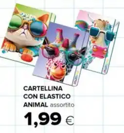 Oasi Cartellina con elastico animal offerta