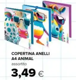 Oasi Copertina anelli a4 animal offerta
