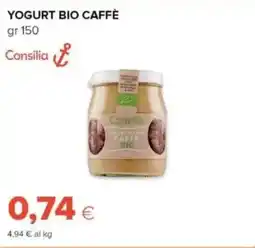 Tigre Consilia yogurt bio caffè offerta