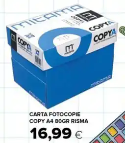 Oasi MITAMA Carta fotocopie copy a4 80gr risma offerta