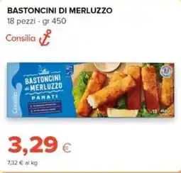 Tigre Consilia bastoncini di merluzzo offerta