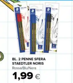 Oasi Bl. 2 penne sfera STAEDTLER NORIS offerta