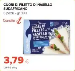 Tigre Consilia cuori di filetto di nasello sudafricano offerta