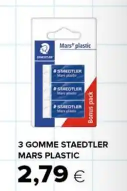 Oasi 3 gomme STAEDTLER mars plastic offerta