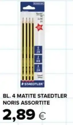 Oasi Bl. 4 matite STAEDTLER NORIS assortite offerta