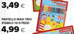 Oasi Pastello maxi trio STABILO 13+5 pezzi offerta