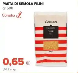 Tigre Consilia pasta di semola filini offerta