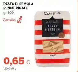 Tigre Consilia pasta di semola penne rigate offerta