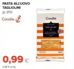 Tigre Consilia pasta all'uovo tagliolini offerta