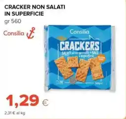 Tigre Consilia cracker non salati in superficie offerta