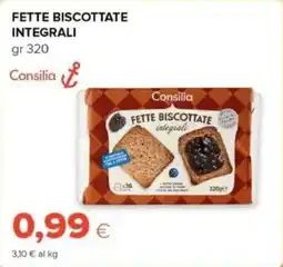 Tigre Consilia fette biscottate integrali offerta