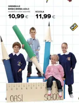 Oasi Grembiule bimbo/bimba ASILO offerta