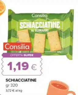 Oasi SCHIACCIATINE Al rosmarino offerta
