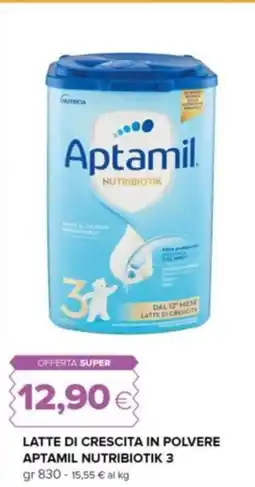 Oasi Latte di crescita in polvere APTAMIL nutribiotik 3 offerta