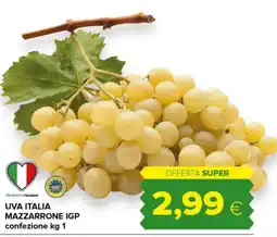 Oasi Uva italia mazzarrone igp offerta