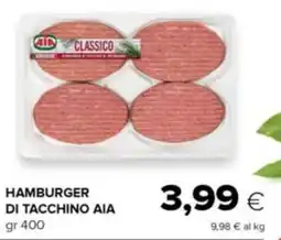 Oasi Hamburger di tacchino AIA offerta