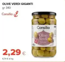 Tigre Consilia olive verdi giganti offerta