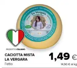 Oasi Caciotta mista LA VERGARA offerta