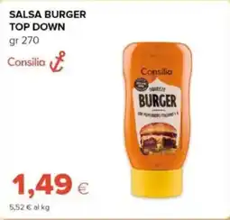 Tigre Consilia salsa burger top down offerta