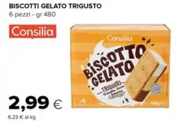 Oasi Biscotti gelato trigusto CONSILIA offerta