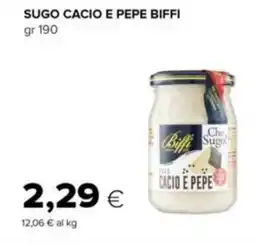 Oasi Sugo cacio e pepe BIFFI offerta